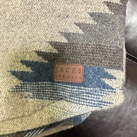 Jachs Men’s Tan Aztec Sherpa Lined Wool Blend Jacket Shacket - Picture 12 of 16